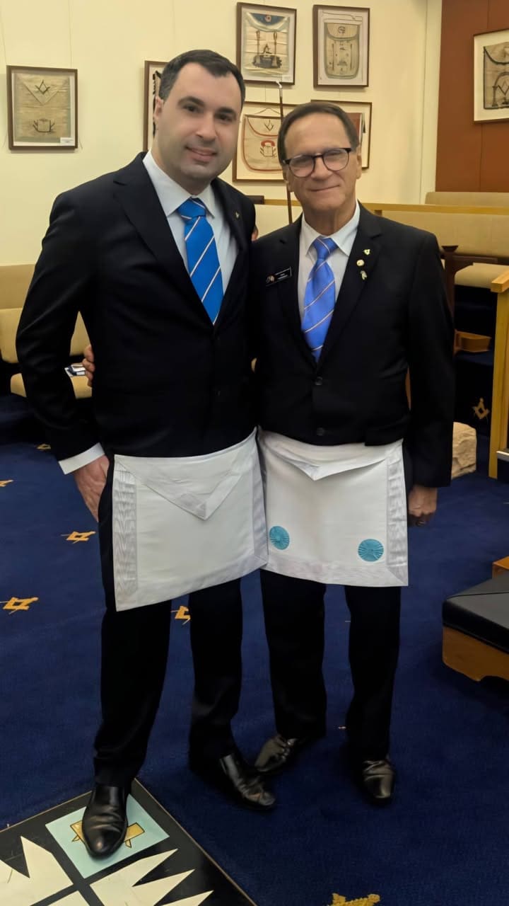 Two brethren at Past(a) Masters Night